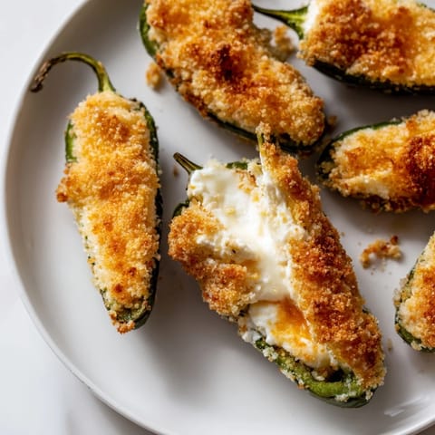 Crispy Jalapeño Cheese Poppers