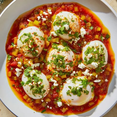 Eggs in Spicy Tomato Sauce