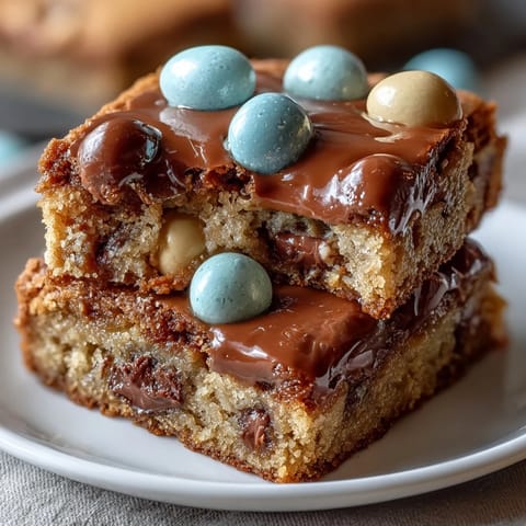 Peanut Butter Easter Egg Bars
