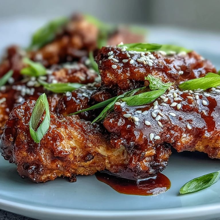 Glossy Coca Cola Chicken Wings with sesame seeds, perfect for sharing at a party.