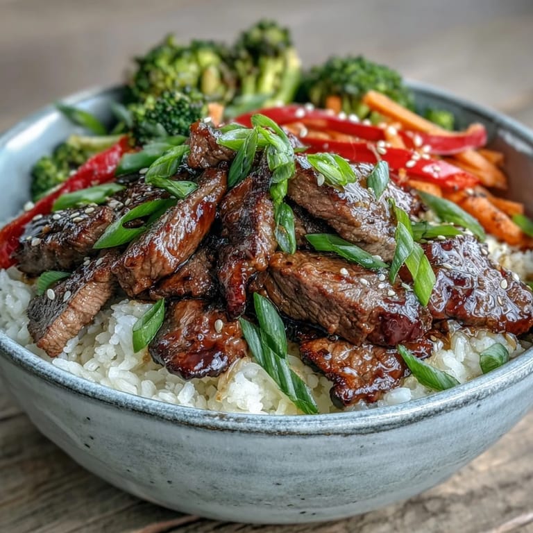 Hot Teriyaki Beef Bowl featuring fluffy rice, juicy beef, and colorful stir-fried vegetables for a complete Japanese-inspired meal.