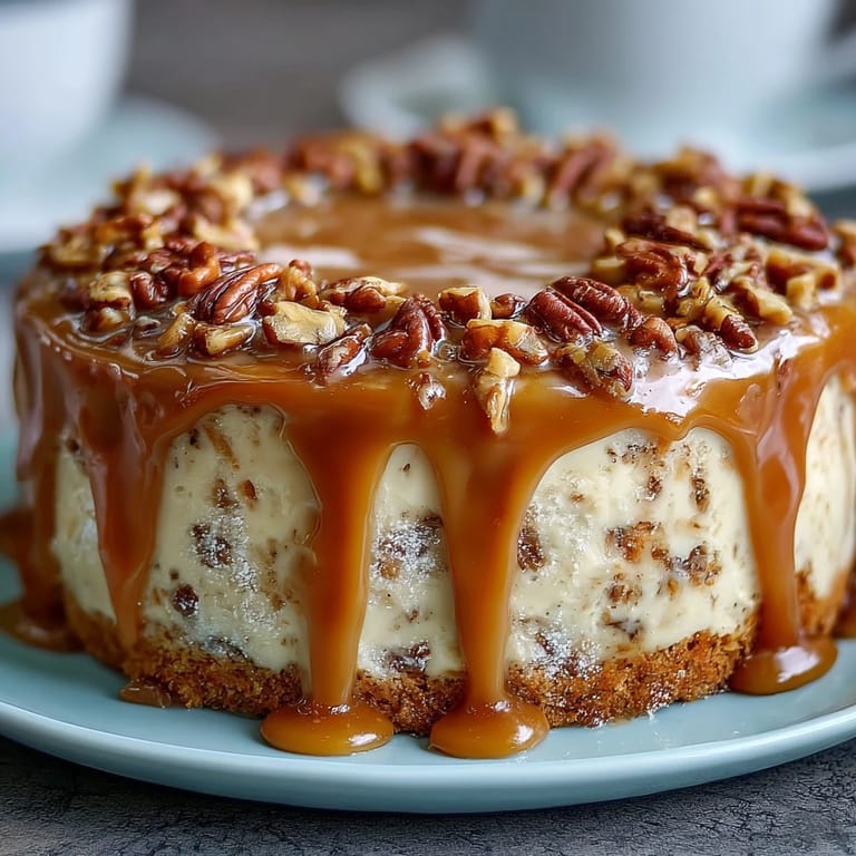 Three-layer spiced carrot cake with crunchy walnuts, frosted with rich cream cheese icing for a classic spring dessert.