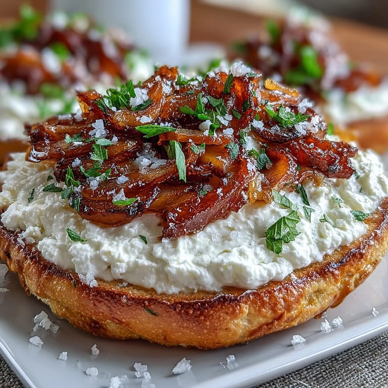Golden toasted bread layered with burrata, sweet peaches, honey, and basil leaves—a fresh and elegant spring brunch toast.