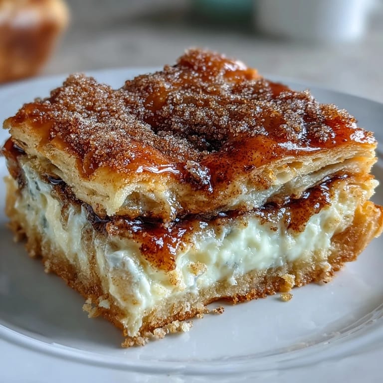 Golden baked sopapilla cheesecake bars layered with rich cream cheese and buttery cinnamon topping, ideal for festive gatherings.