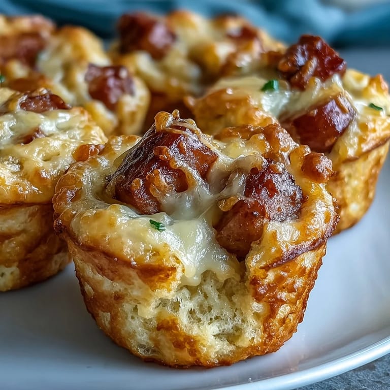 Savory mini corn dog muffins, a delightful bite-sized snack for summer gatherings.